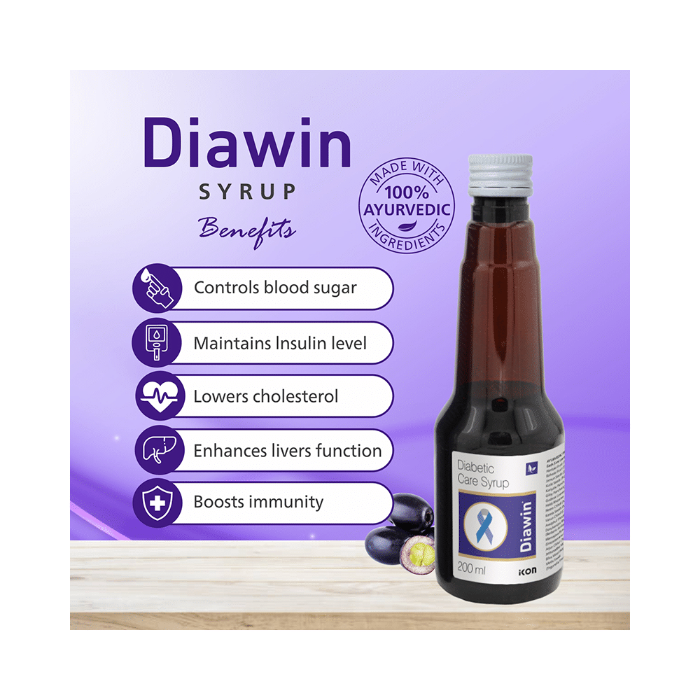 Diawin Diabetes Care Syrup (200ml Each) - Image 6