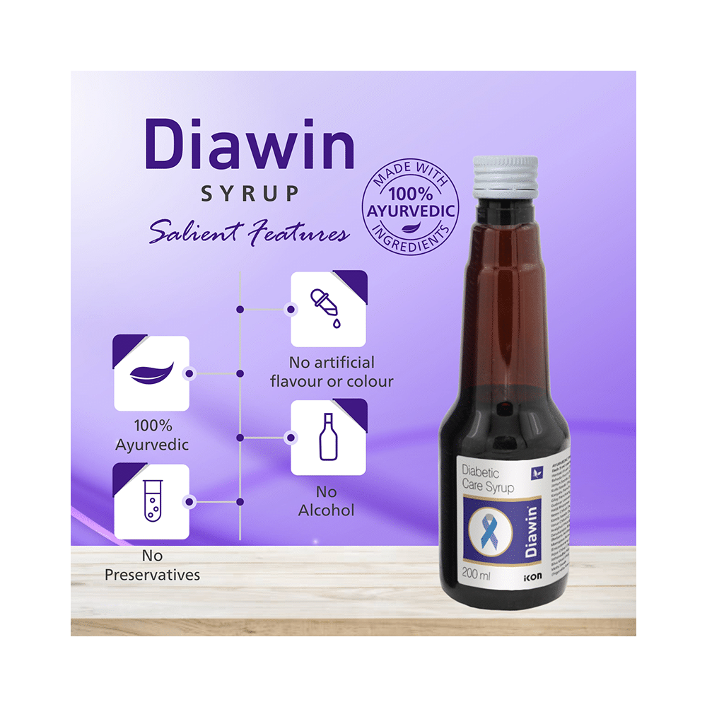 Diawin Diabetes Care Syrup (200ml Each) - Image 7