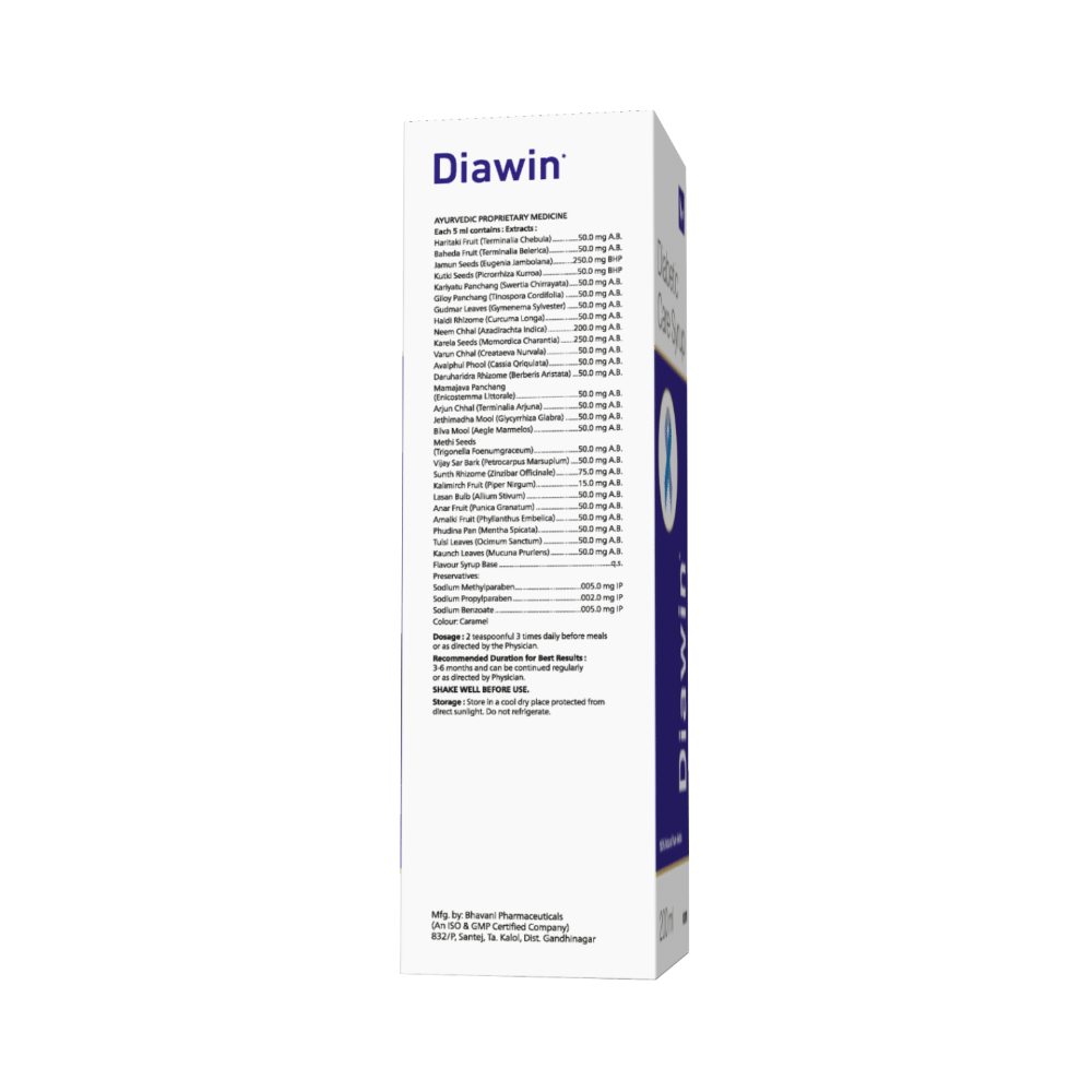 Diawin Diabetes Care Syrup (200ml Each) - Image 2