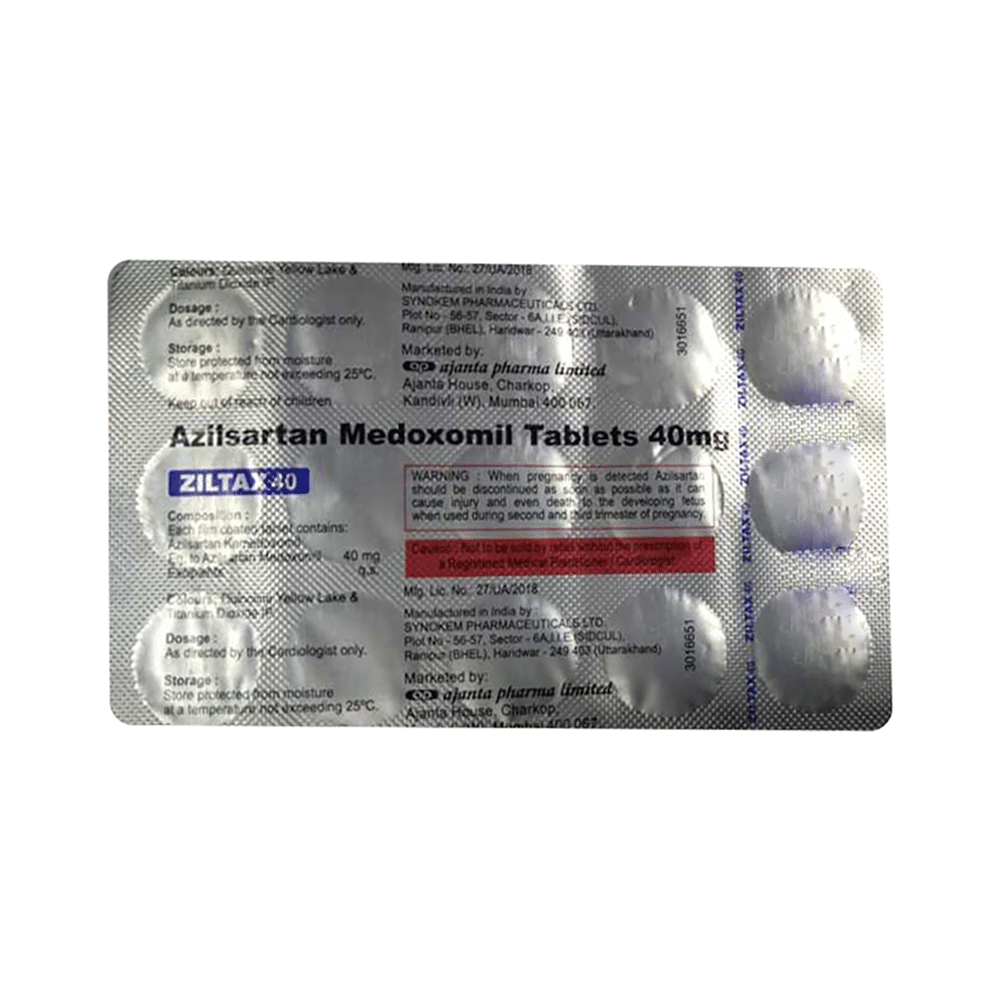 Ziltax 40 Tablet - Image 3