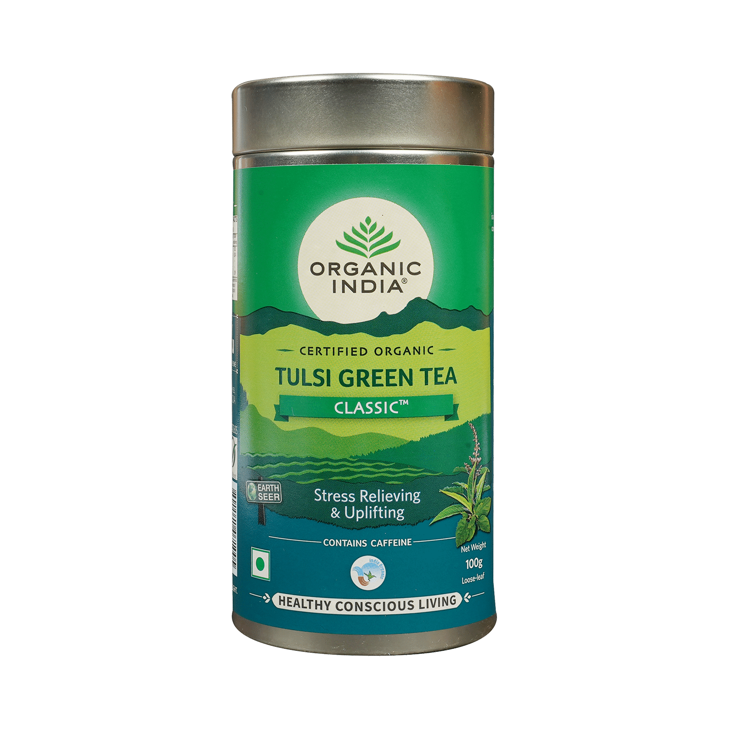 Organic India Tulsi Green Tea - Image 1