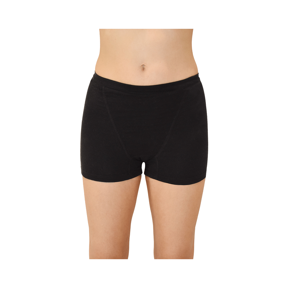 QNIX Boxer Brief Period Underwear Medium Black - Image 7