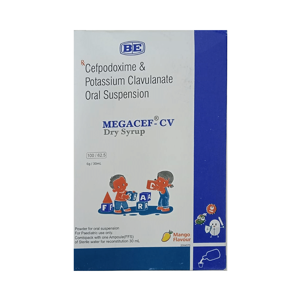 Megacef-CV Dry Syrup Mango - Image 1