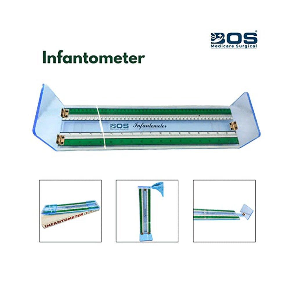 Bos Medicare Surgical Infantometer Baby Height Measuring Scale White - Image 2