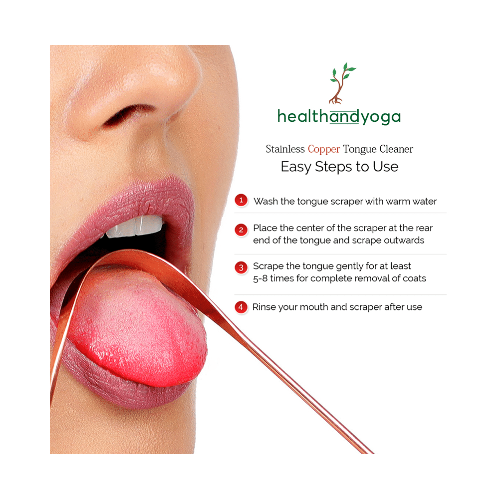 HealthAndYoga Qswip Liteplus Copper Tongue Cleaner Heavy Superior Grade - Image 5