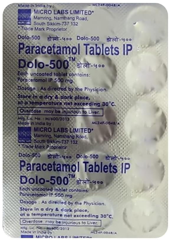 Dolo-500 Tablet - Image 1