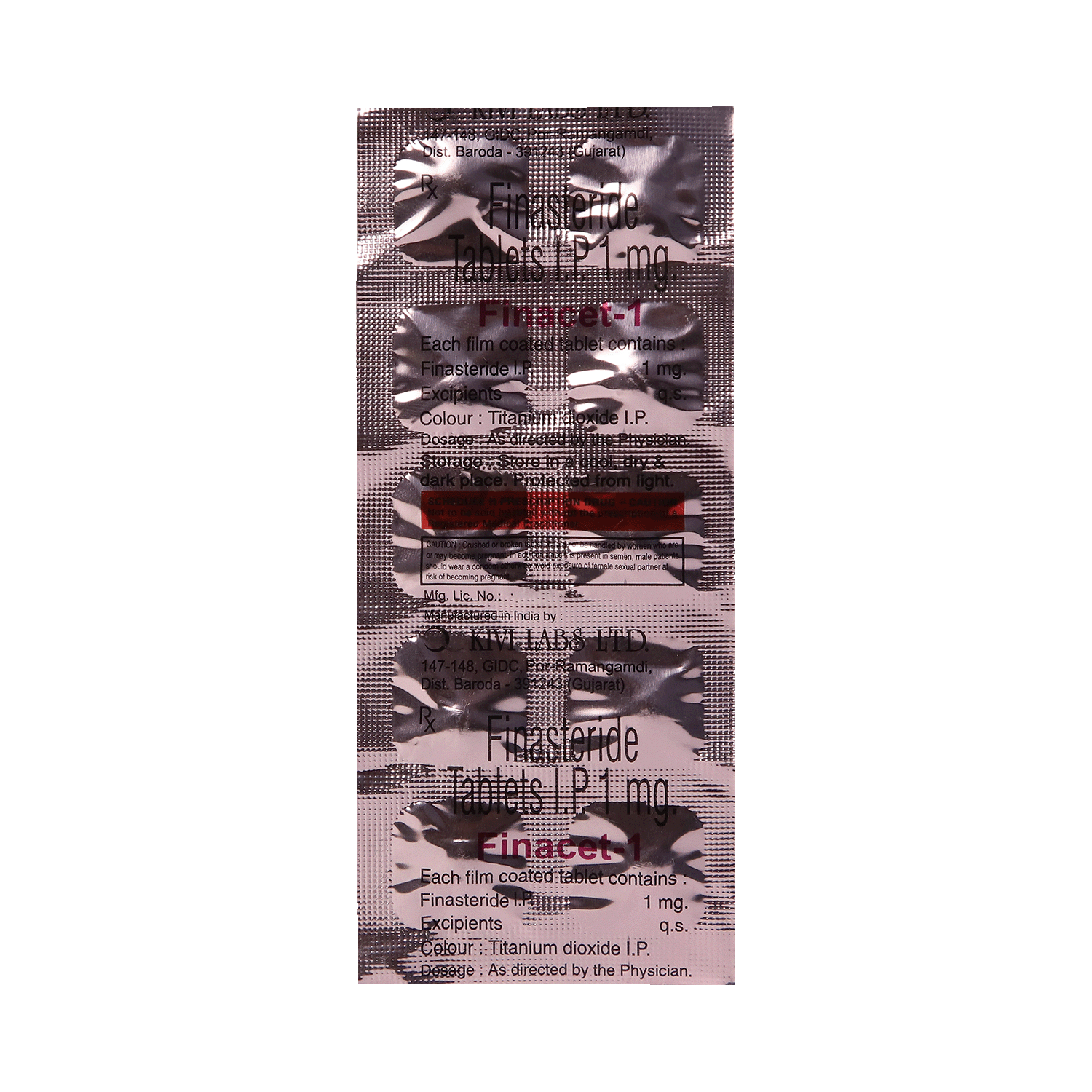 Finacet 1mg Tablet - Image 3
