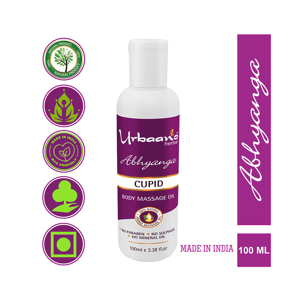 Urbaano Herbal Abhyanga Body Massage Oil Cupid - Image 2