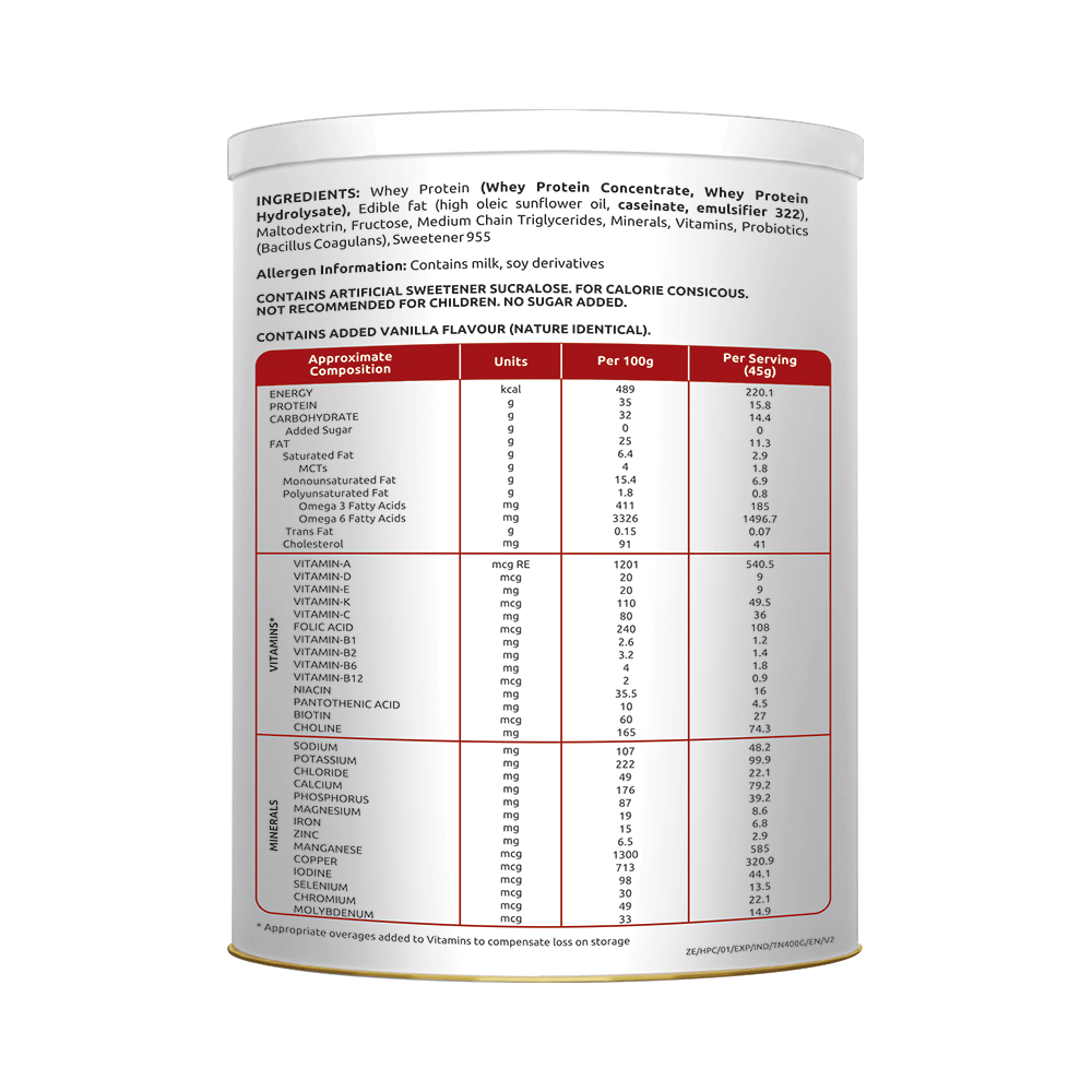 Pulse CopeWel HPC for High Protein & High Calorie Nutrition | Flavour Powder Vanilla - Image 3