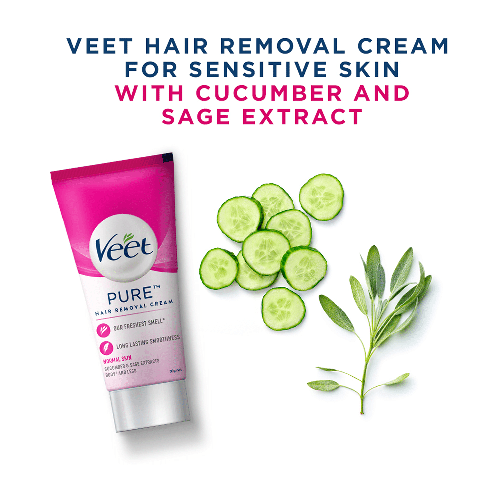 Veet Pure Hair Removal Cream for Women | No Ammonia Smell | For Normal Skin - Image 2