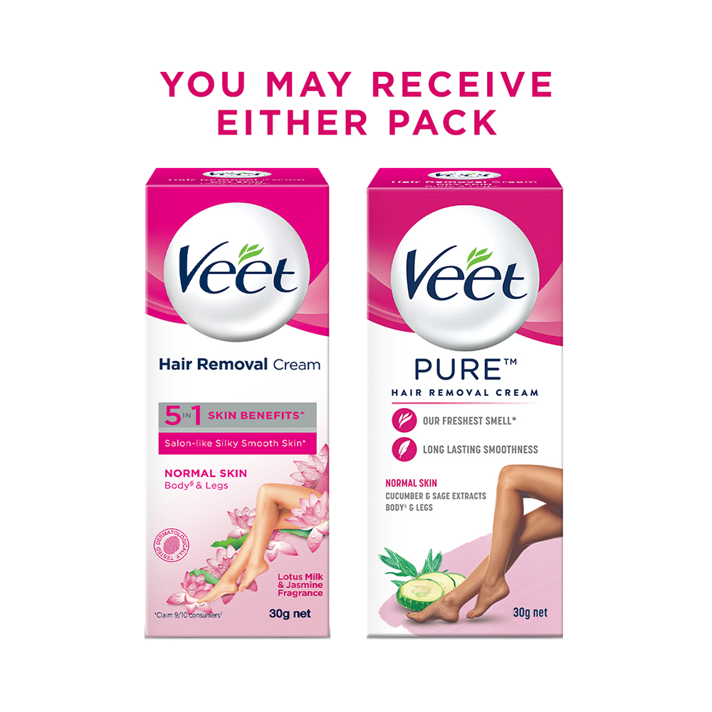 Veet Pure Hair Removal Cream for Women | No Ammonia Smell | For Normal Skin - Image 3