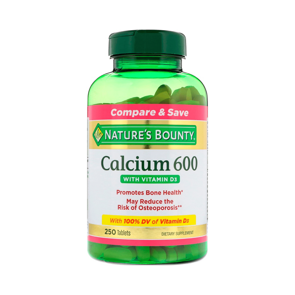 Nature's Bounty Calcium 600 With Vitamin D3 Tablet - Image 1