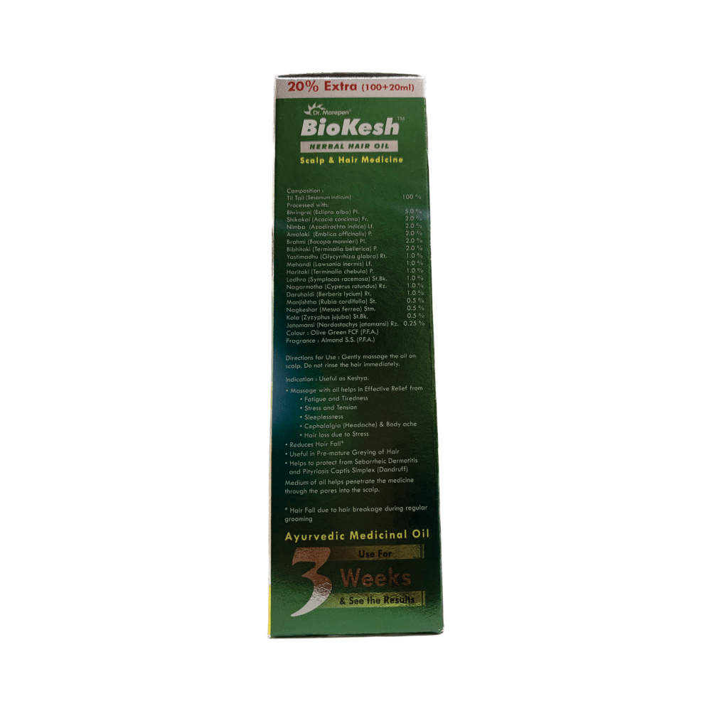 Dr. Morepen Biokesh Herbal Hair Oil - Image 3