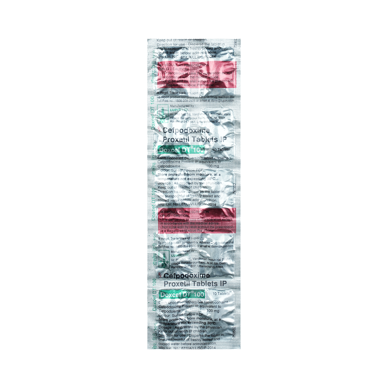 Doxcef 100mg Tablet DT - Image 3