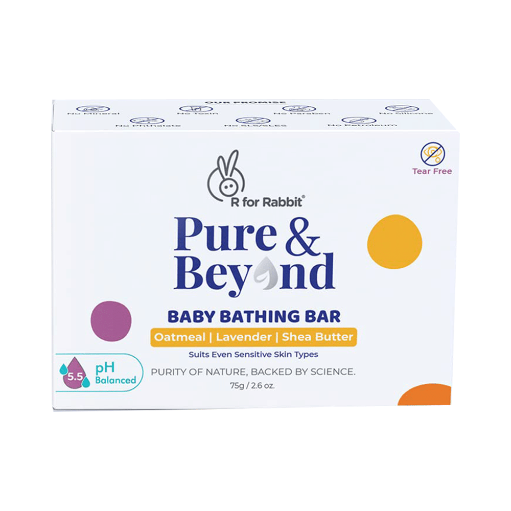R for Rabbit Pure & Beyond  Baby Bathing Bar Soap (75gm Each)