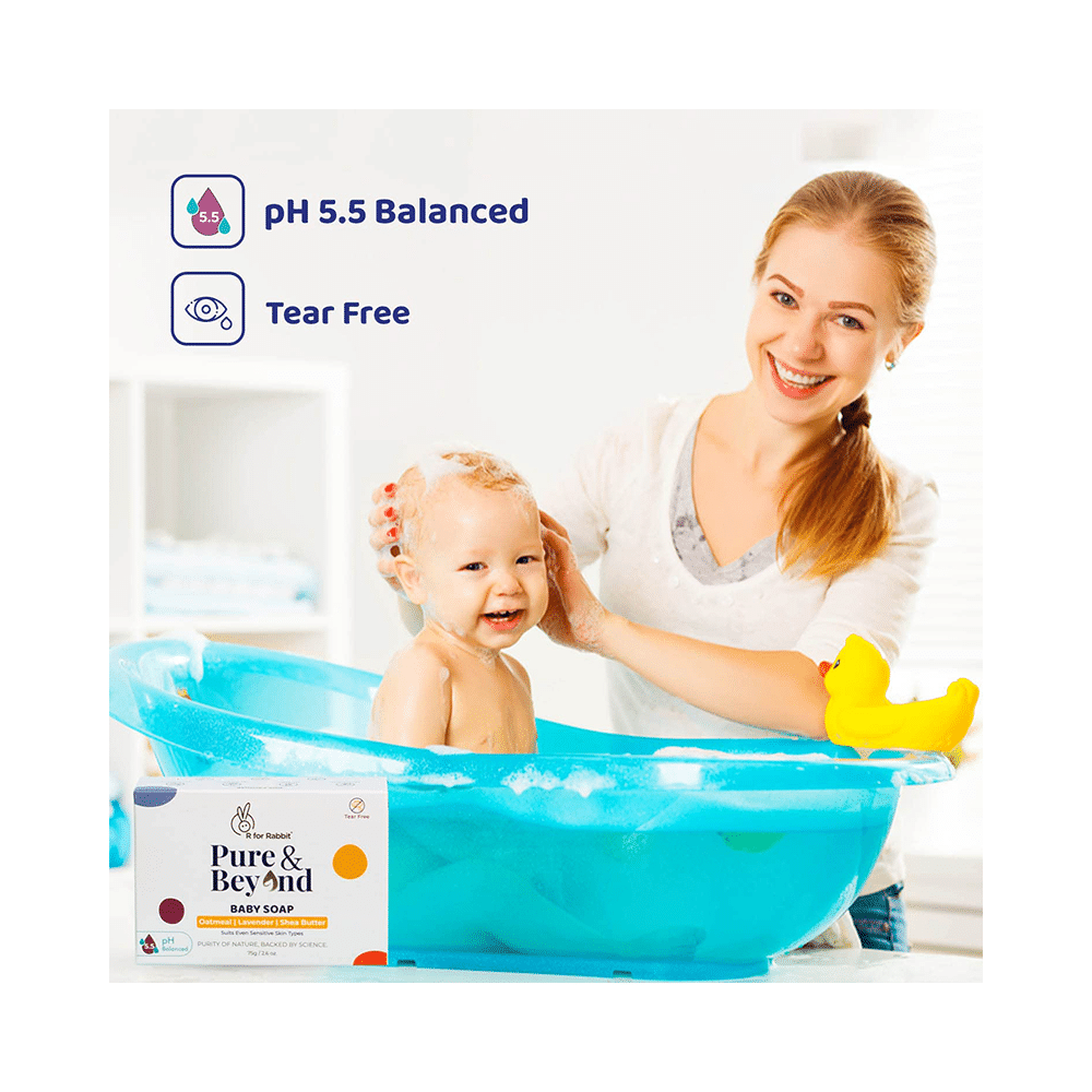 R for Rabbit Pure & Beyond  Baby Bathing Bar Soap (75gm Each) - Image 5