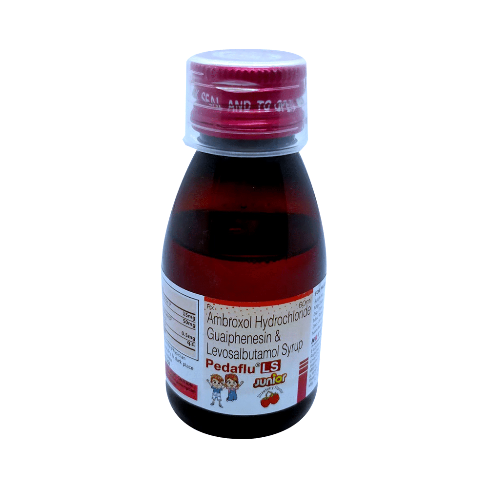 Pedaflu-LS Junior Syrup Strawberry - Image 1