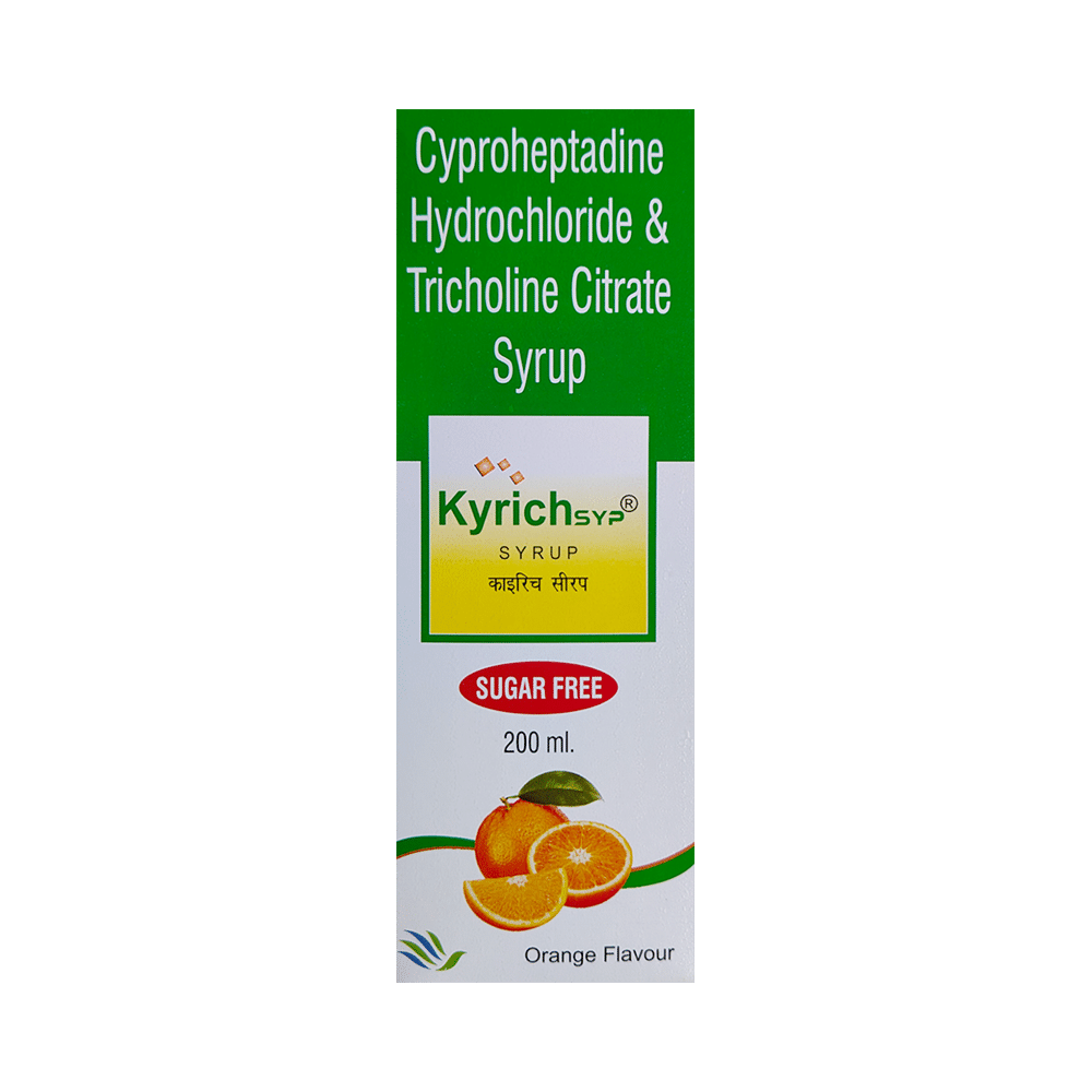 Kyrich Syrup Orange Sugar Free