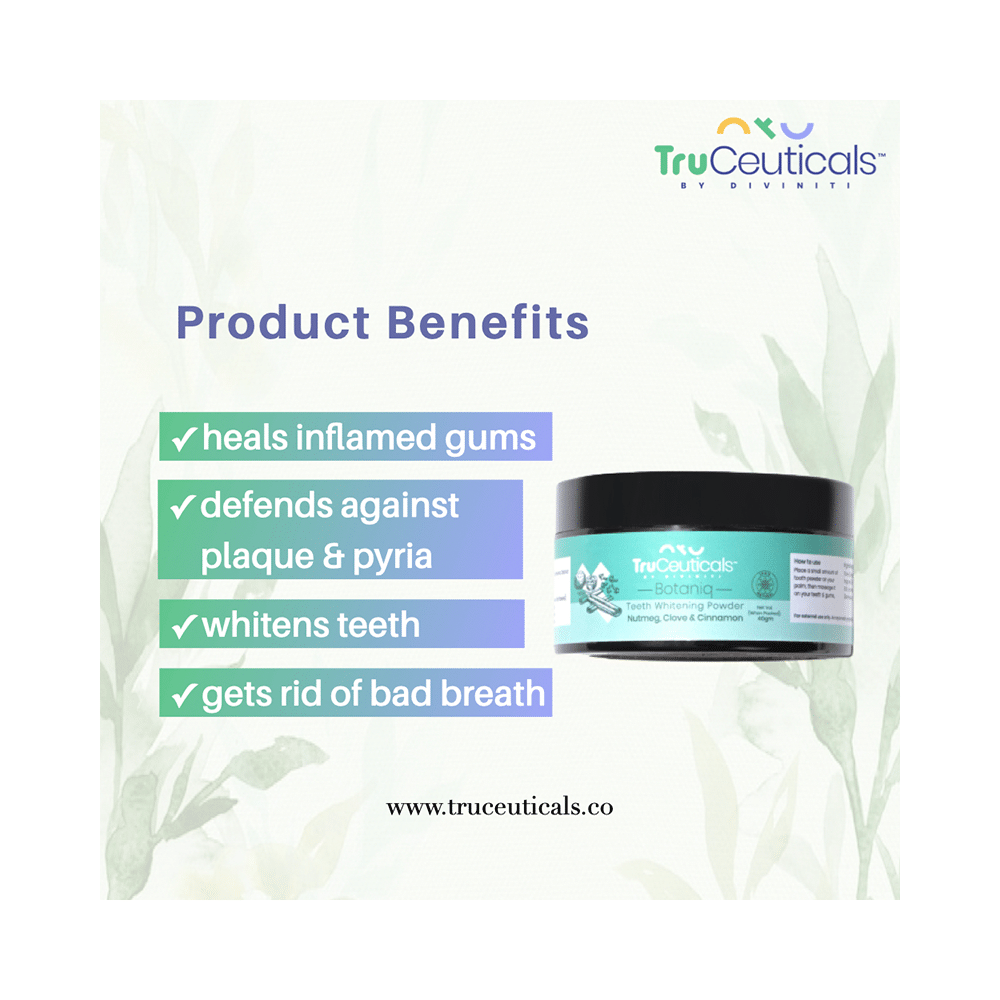 Truceuticals Botaniq Teeth Whitening Powder - Image 2