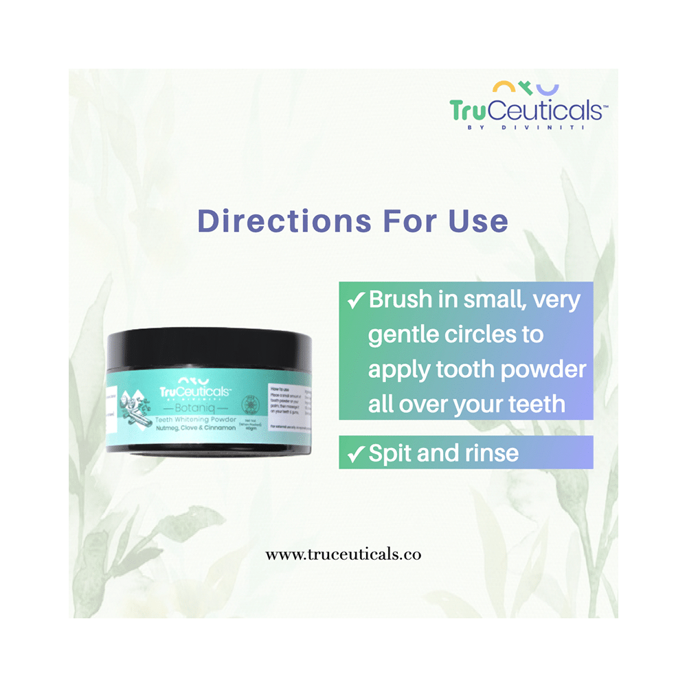 Truceuticals Botaniq Teeth Whitening Powder - Image 3