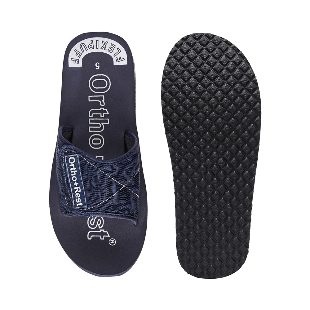 Ortho + Rest Extra Soft Sliders Flip Flop Orthopedic Slippers for Women Blue 4 - Image 7