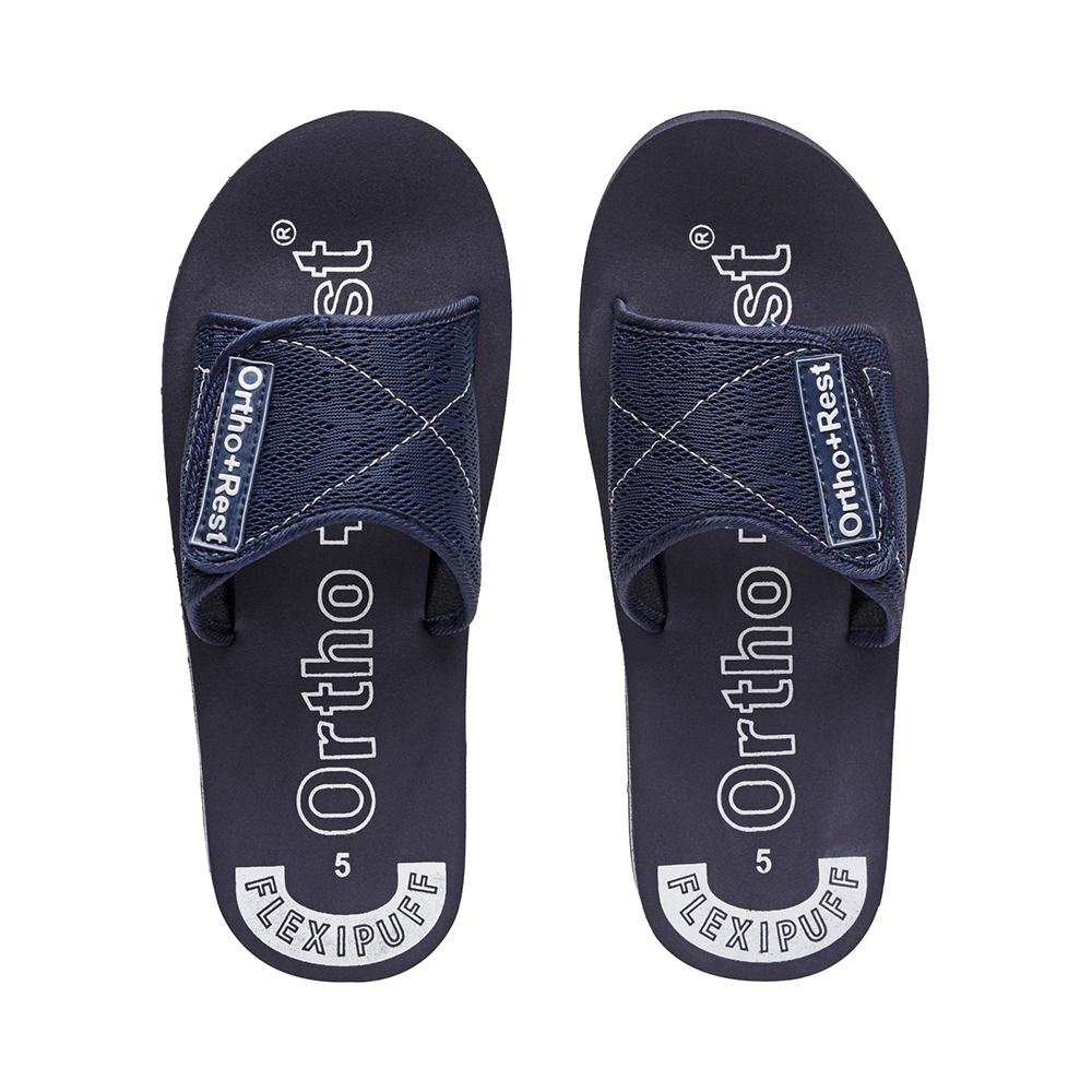 Ortho + Rest Extra Soft Sliders Flip Flop Orthopedic Slippers for Women Blue 4 - Image 2