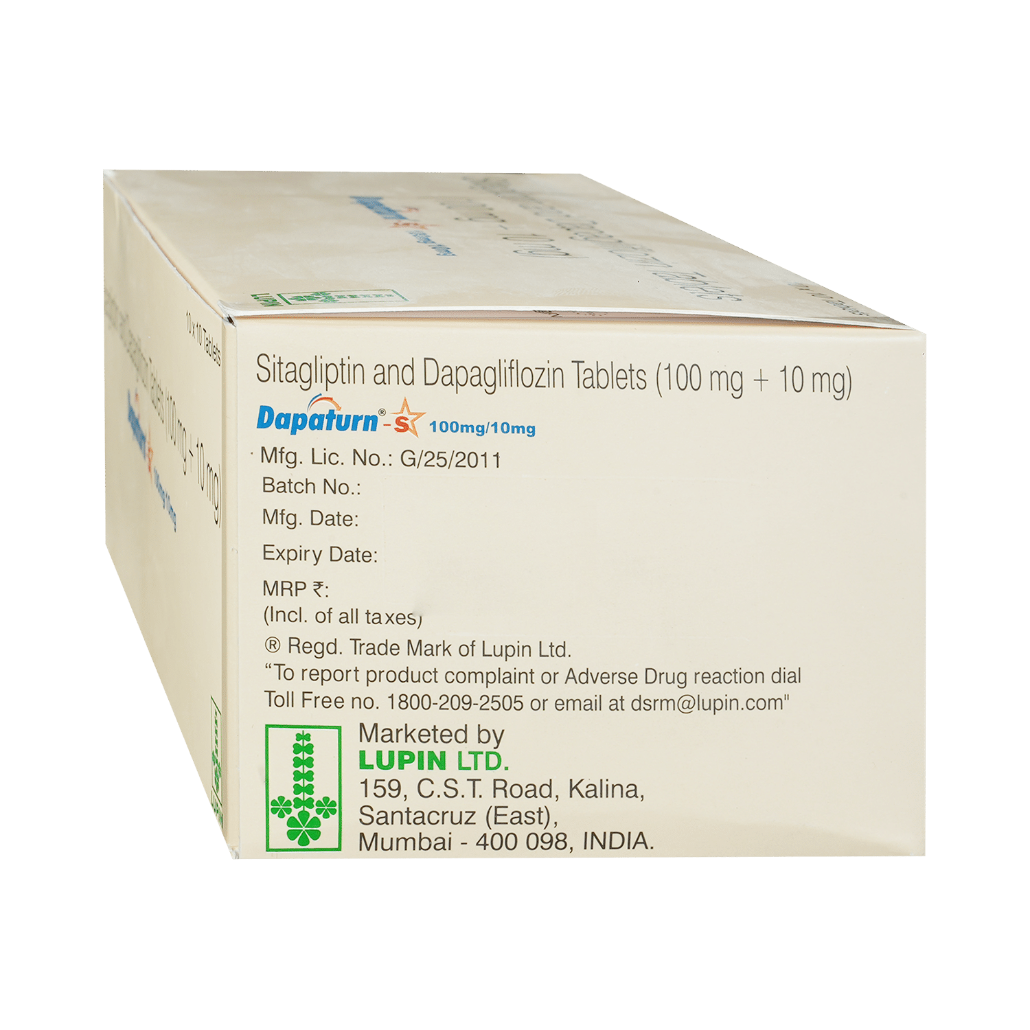 Dapaturn-S 10mg/100mg Tablet - Image 4