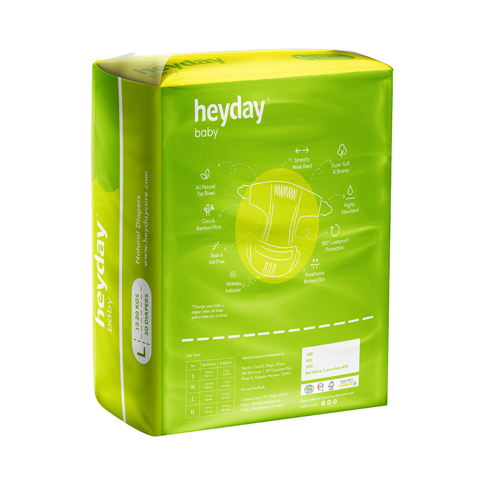 Heyday Natural Baby Diaper Large - Image 2
