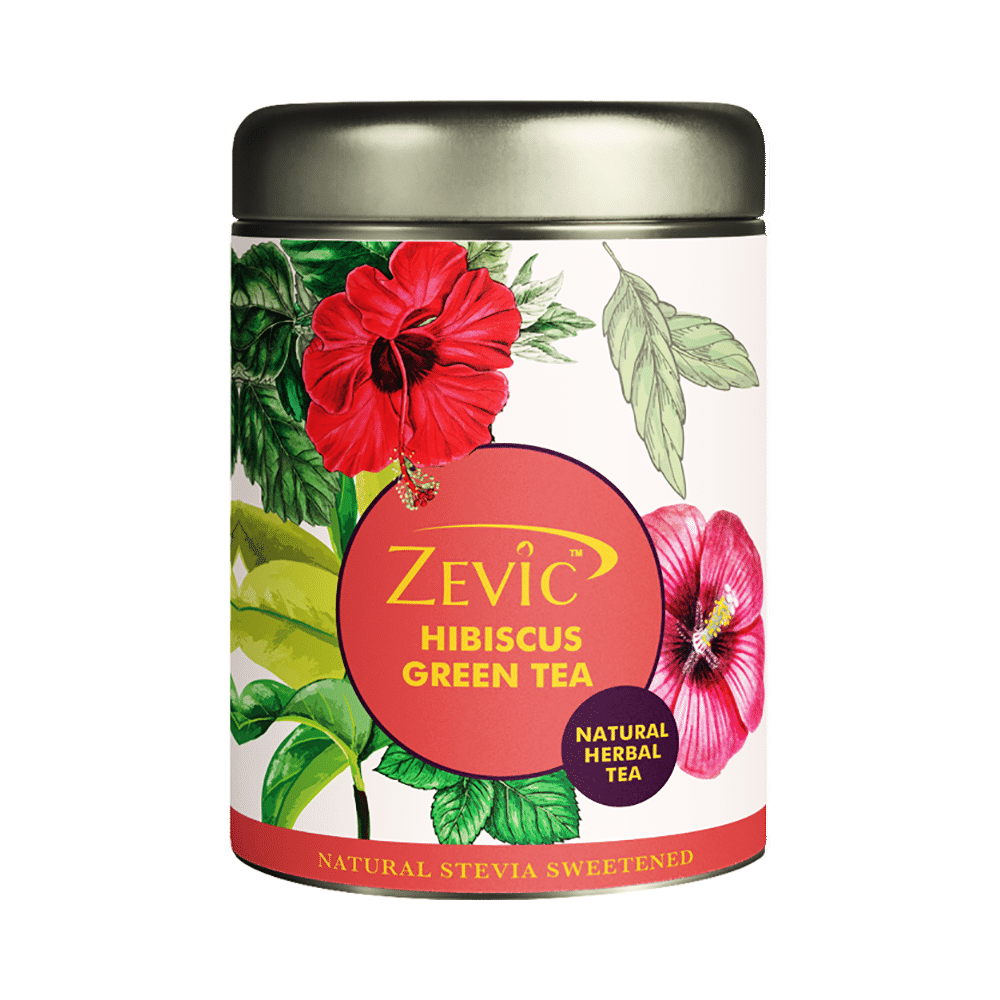 Zevic Hibiscus Green Tea Natural Herbal Tea
