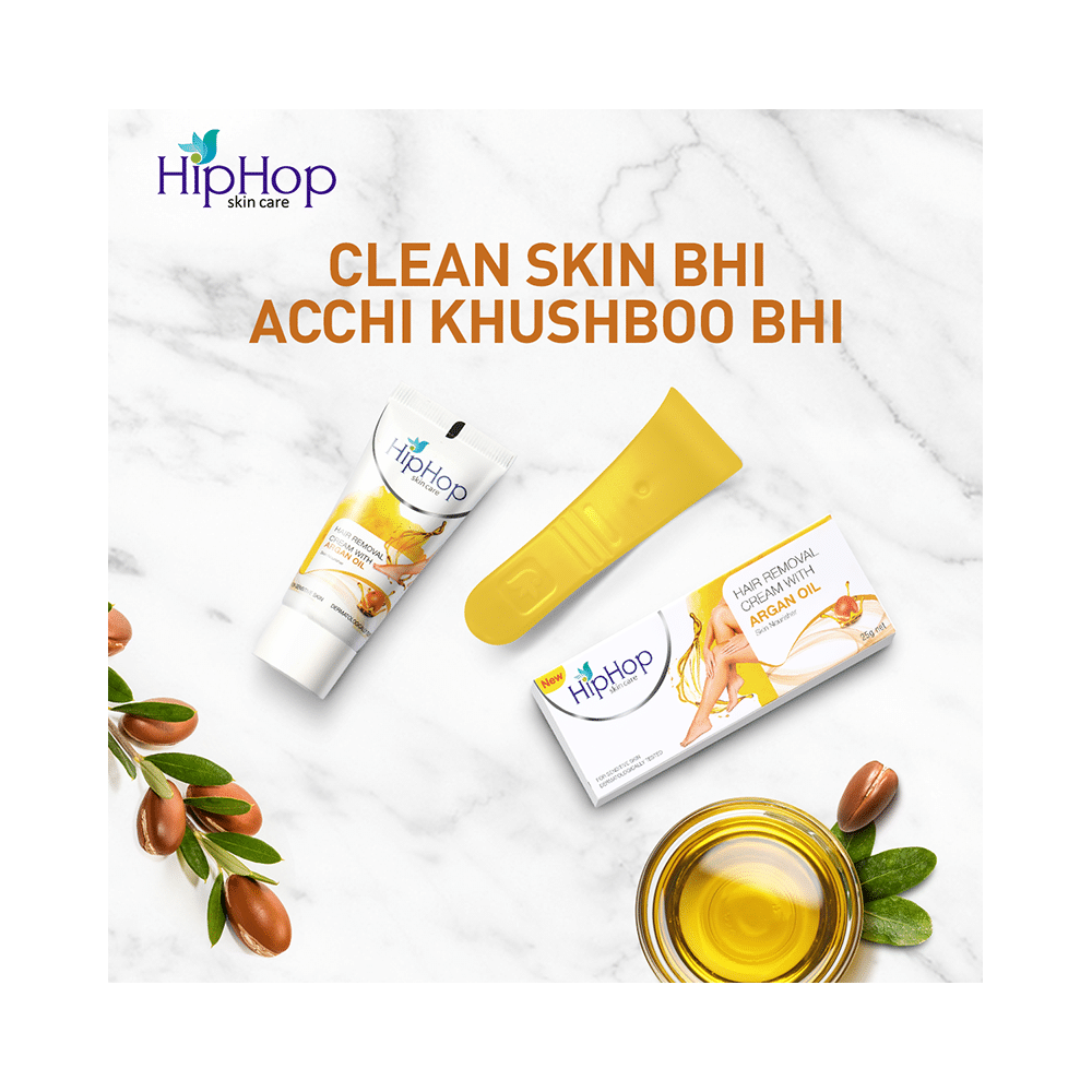 Hiphop Skincare Hair Removal Cream with Argan Oil - Image 3