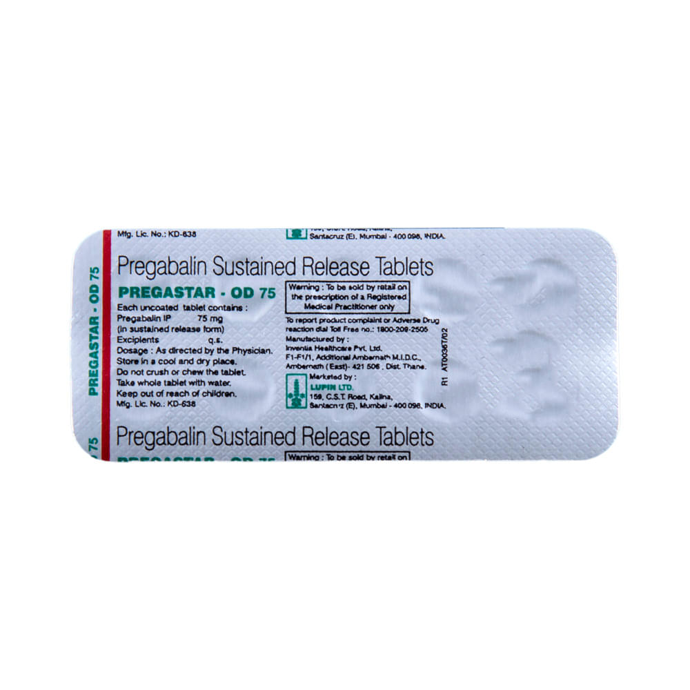 Pregastar - OD 75 Tablet SR - Image 5