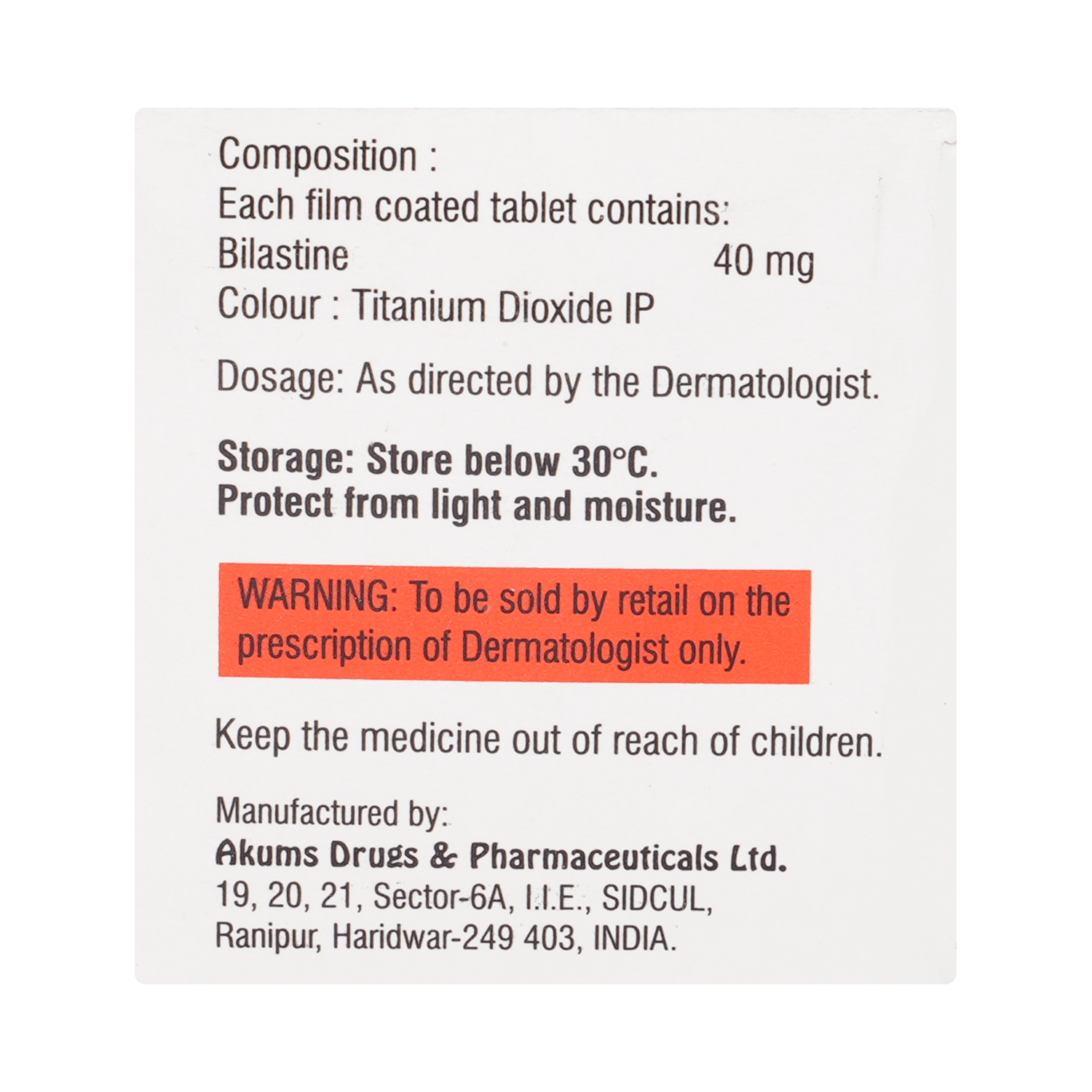 Drownil 40mg Tablet - Image 3