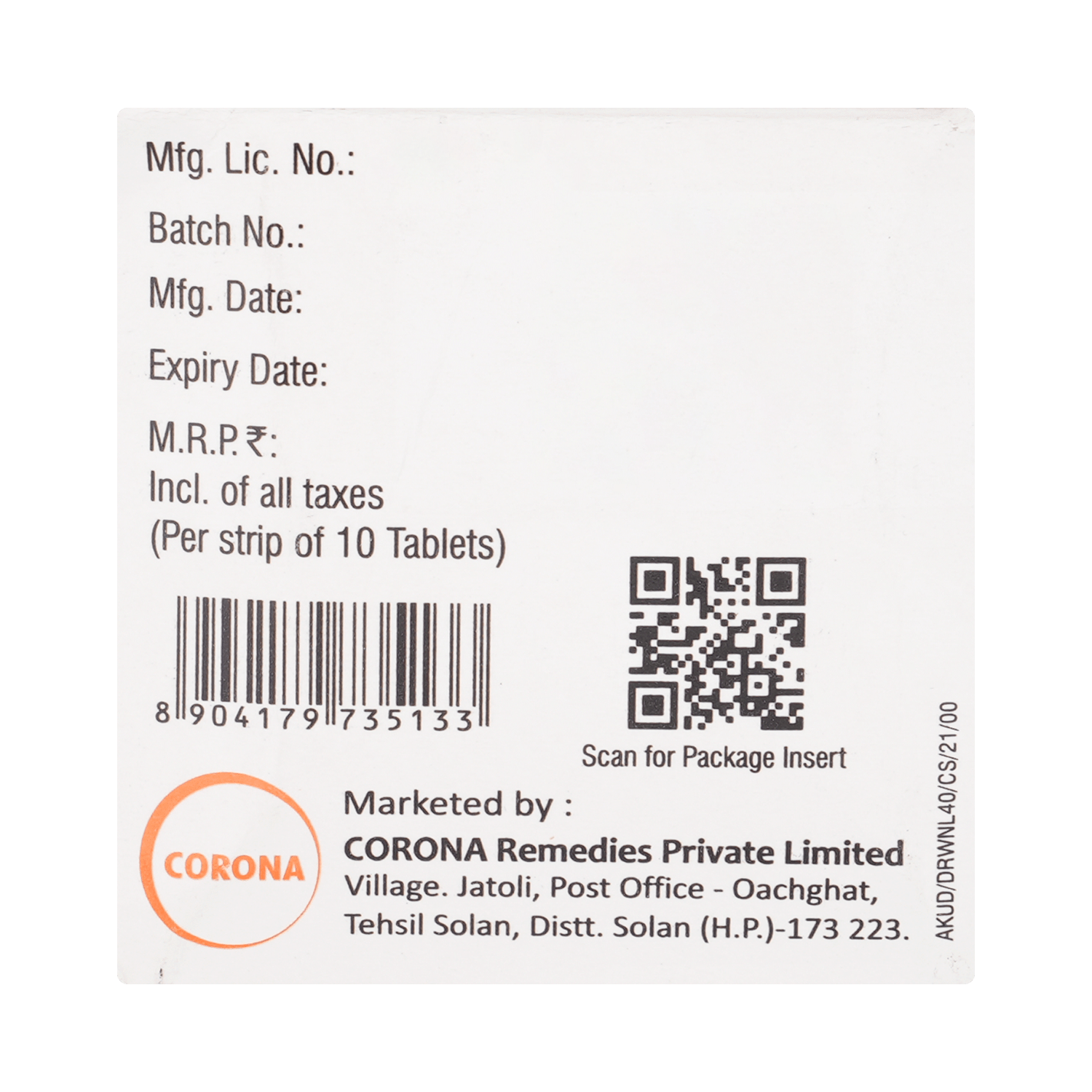 Drownil 40mg Tablet - Image 4
