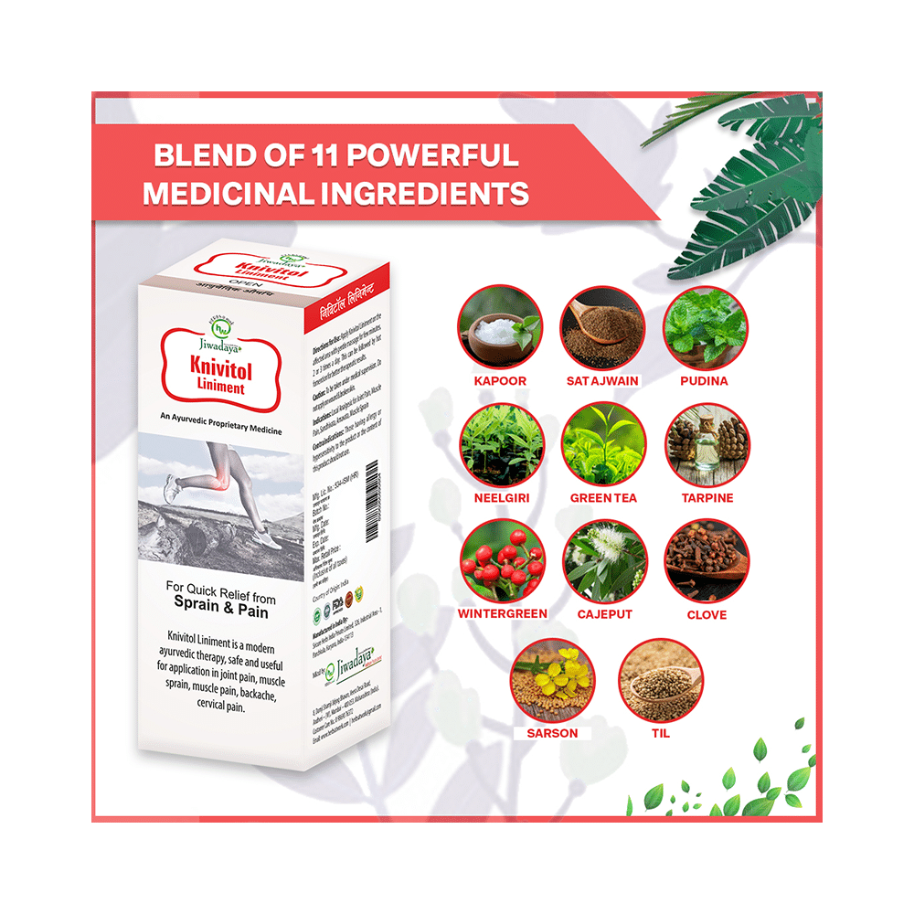 Jiwadaya Knivitol Liniment Oil (30ml Each) - Image 2