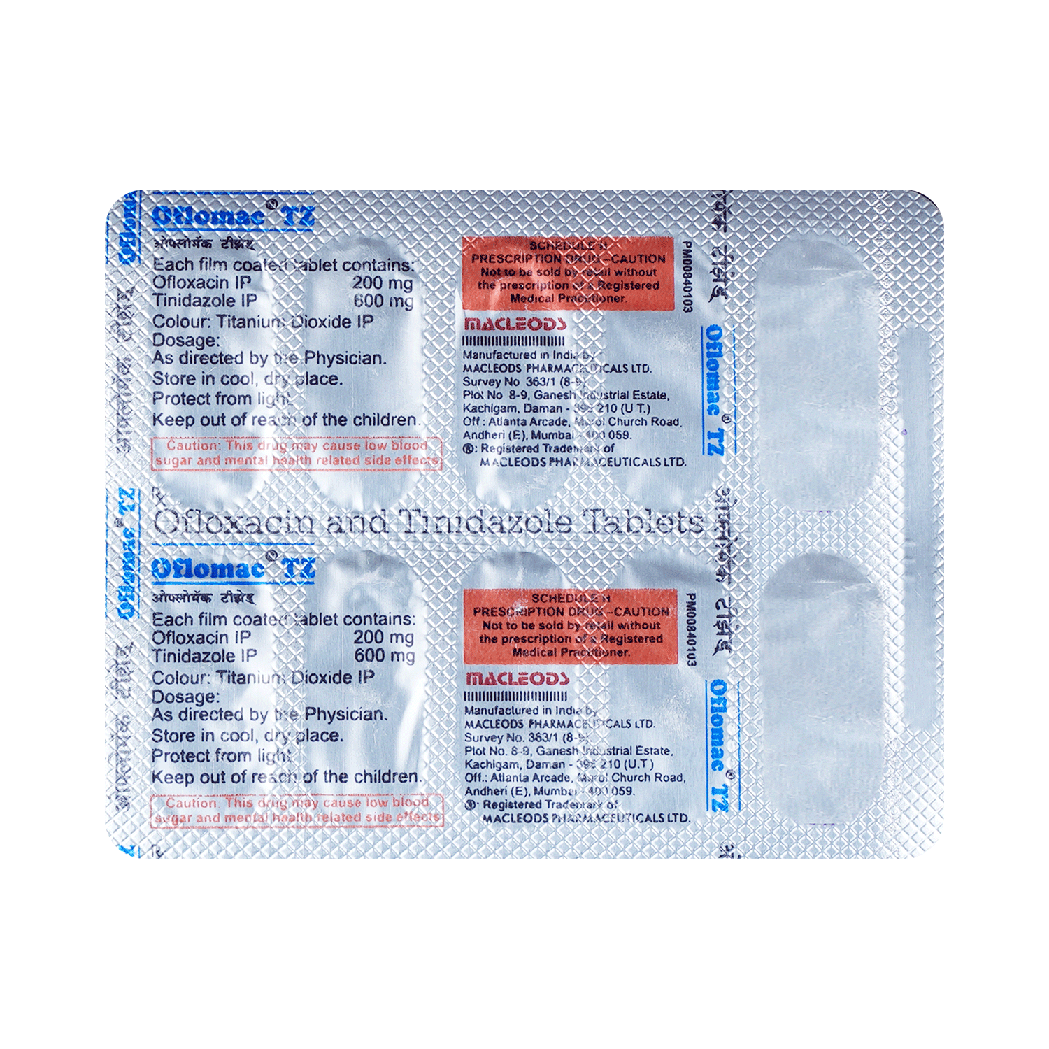 Oflomac TZ 200 mg/600 mg Tablet - Image 3