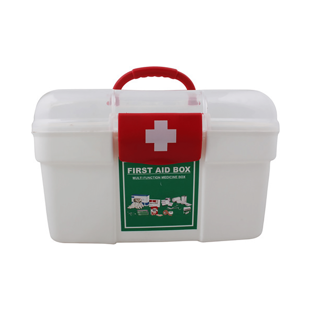 Isha Surgical Plastic First Aid Box Large White