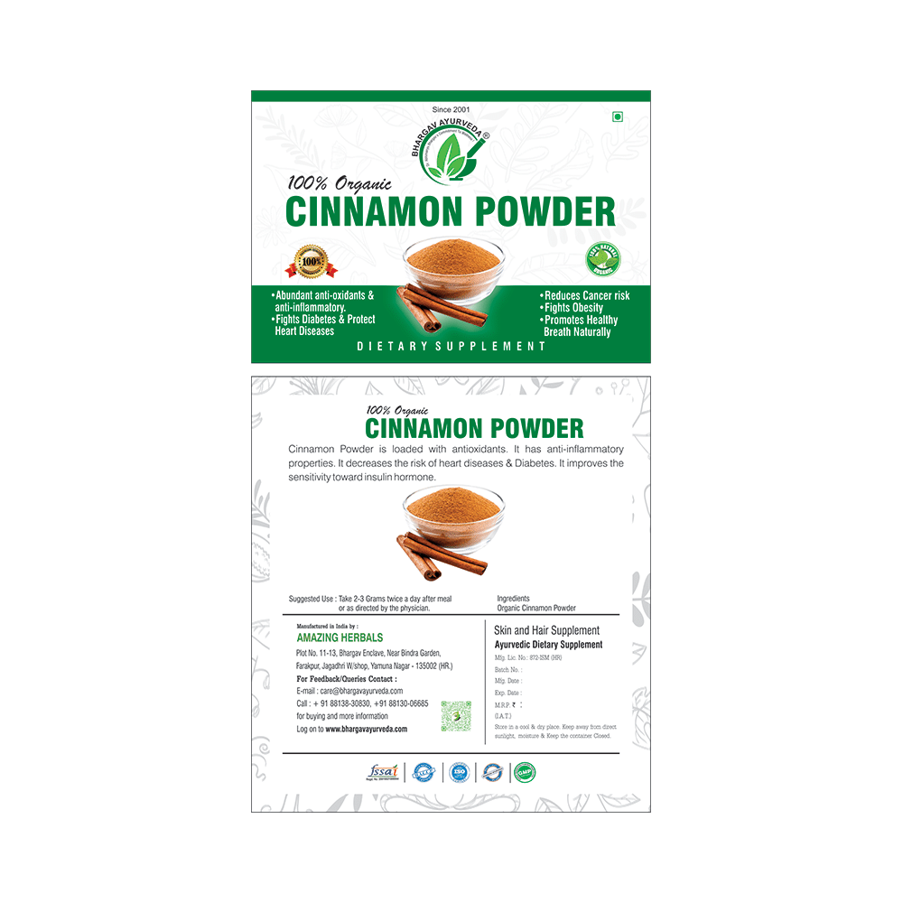 Dr.Bhargav’s Cinnamon Powder (100gm Each) - Image 3