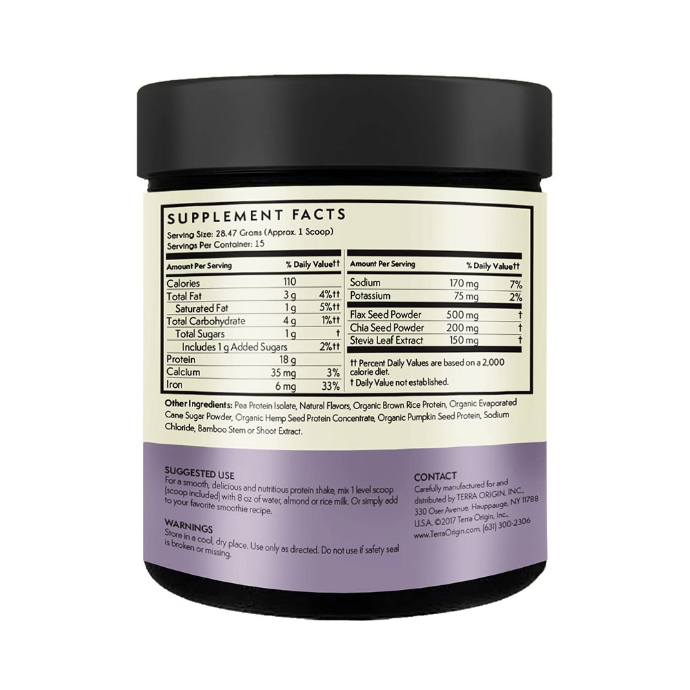 Terra Origin Plant Protein Vanilla Chai - Image 2