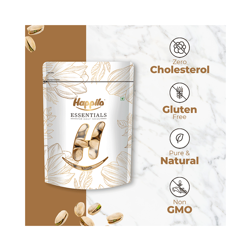 Happilo Essentials Californian Popular Pistachios  (Each 200gm) Dry Fruits - Image 3