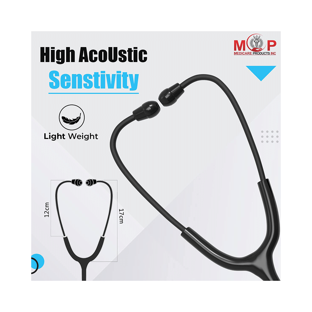 MCP Silver Dual Head Stethoscope - Image 4