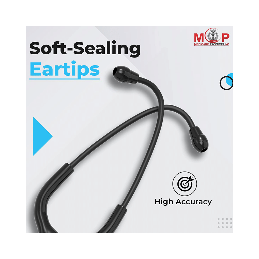 MCP Silver Dual Head Stethoscope - Image 3