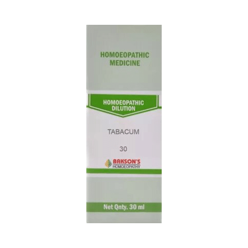 Bakson's Homeopathy Tabacum Dilution 30 - Image 1