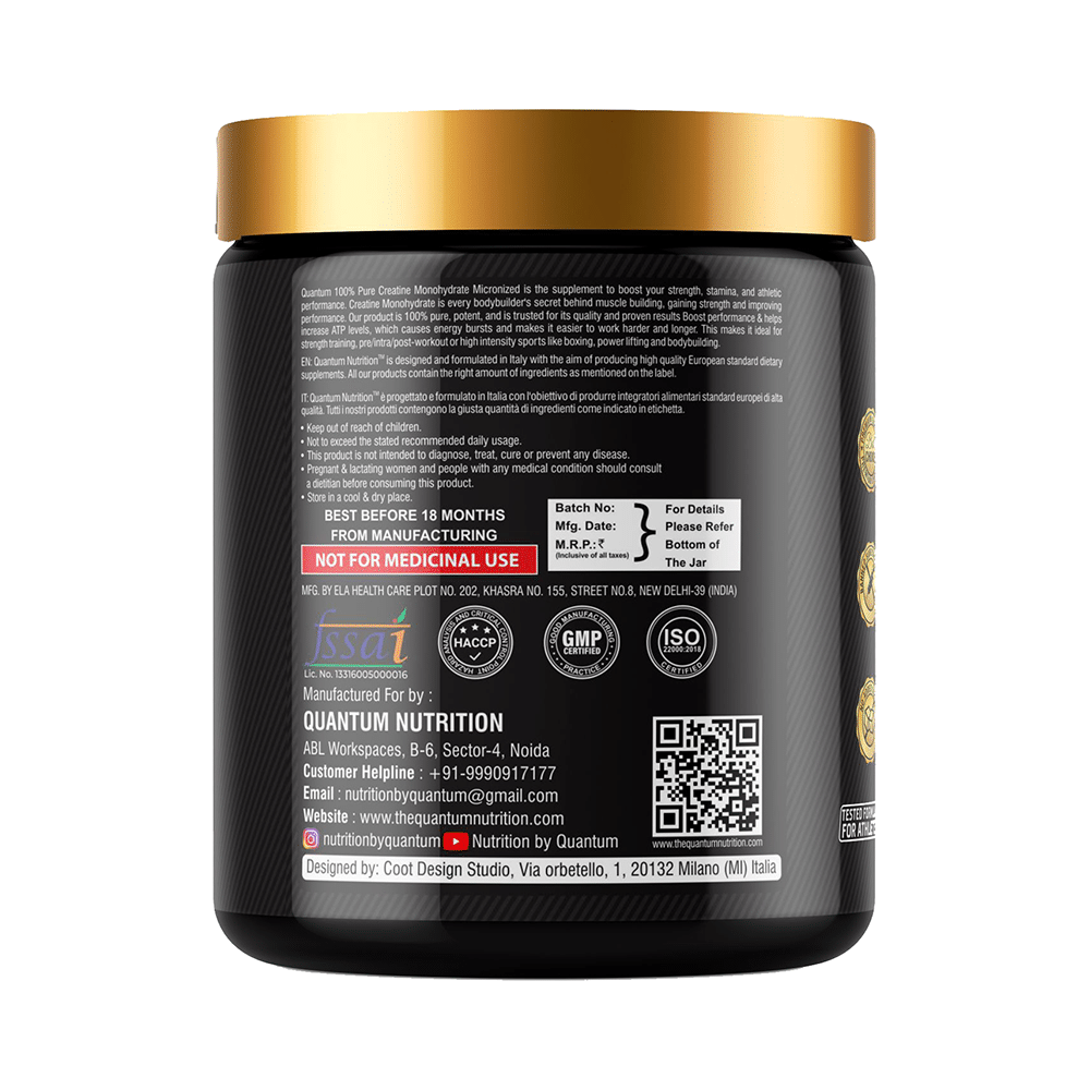 Quantum Nutrition Creatine Micronized Unflavoured - Image 2