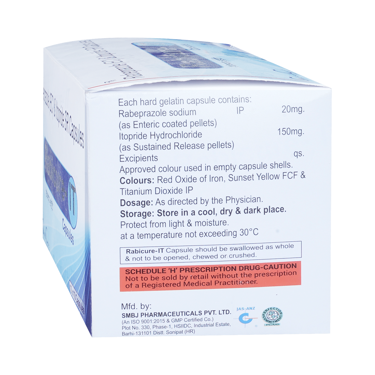 Rabicure IT 20mg/150mg Capsule - Image 3