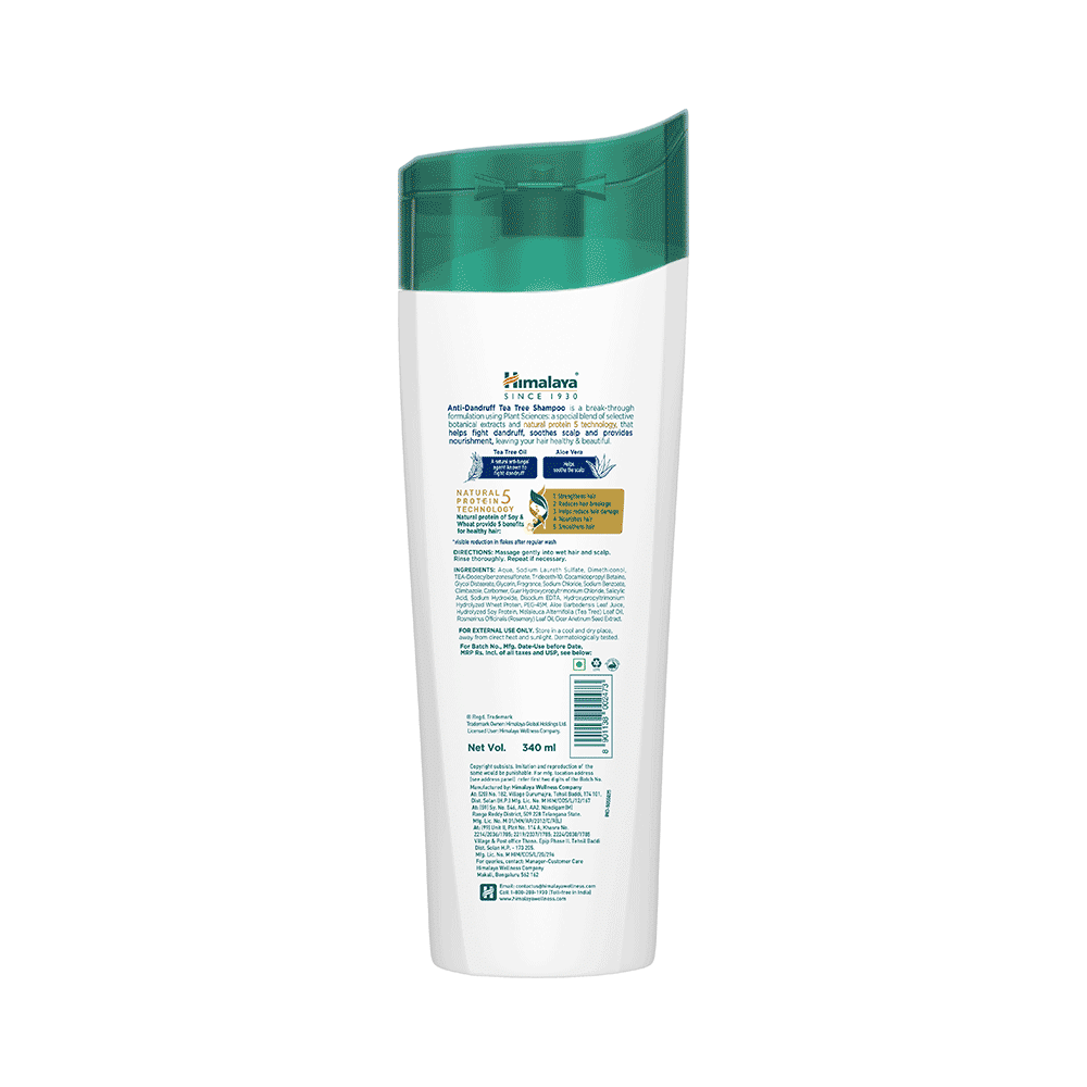 Himalaya Anti-Dandruff with Natural 5 Protein Technology Shampoo Tea Tree - Image 2