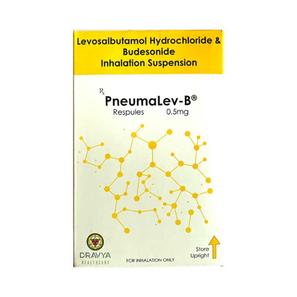 Pneumalev-B 0.5mg Respules (2ml Each)