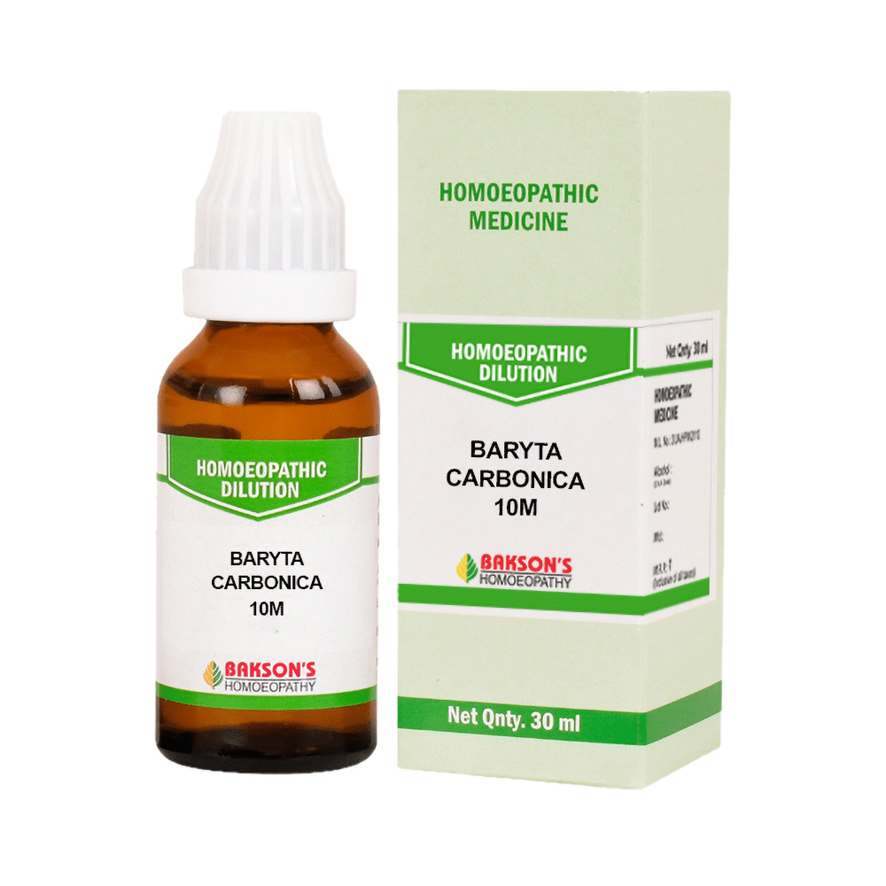 Bakson's Homeopathy Baryta Carbonica Dilution 10M - Image 1