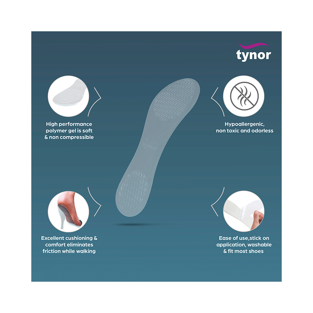 Tynor K 16 Insole Gel Pair for Women Large - Image 3