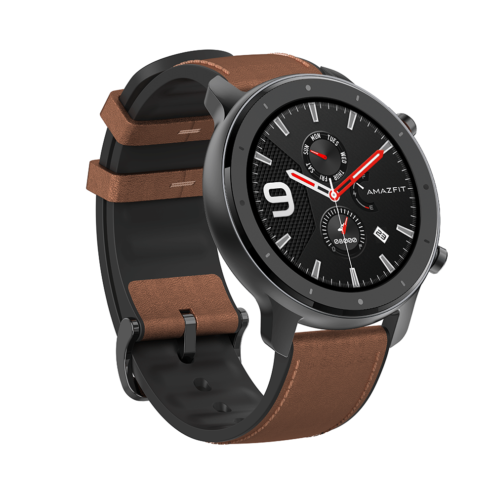 Amazfit Black Aluminium Alloy GTR 47mm Smart Watch - Image 2