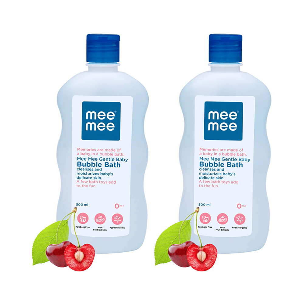 Mee Mee Gentle Baby Bubble Bath with Fruit Extracts (500ml Each) - Image 3